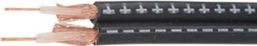 AUDIO STEREO SHIELDED CABLE 2x4mm TWIN