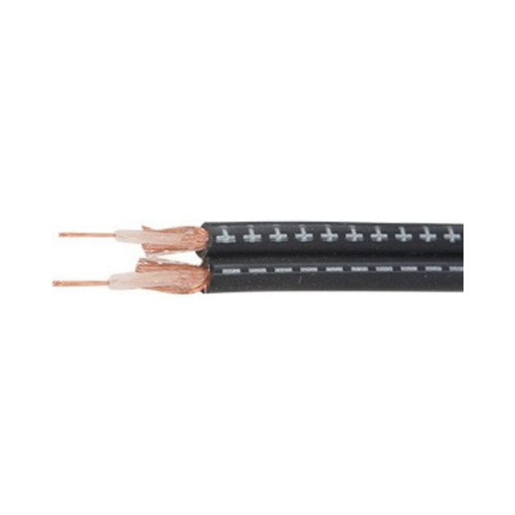 AUDIO STEREO SHIELDED CABLE 2x4mm TWIN