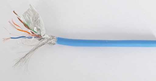 CAT5e MULTI-STRAND ETHERNET CABLE SHIELDED