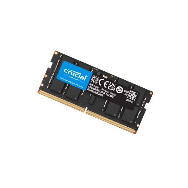 Crucial 32GB (1x32GB) DDR5 CSODIMM 6400MHz C52 1.1V Notebook Laptop Memory for Intel Core Ultra Processors AI PC