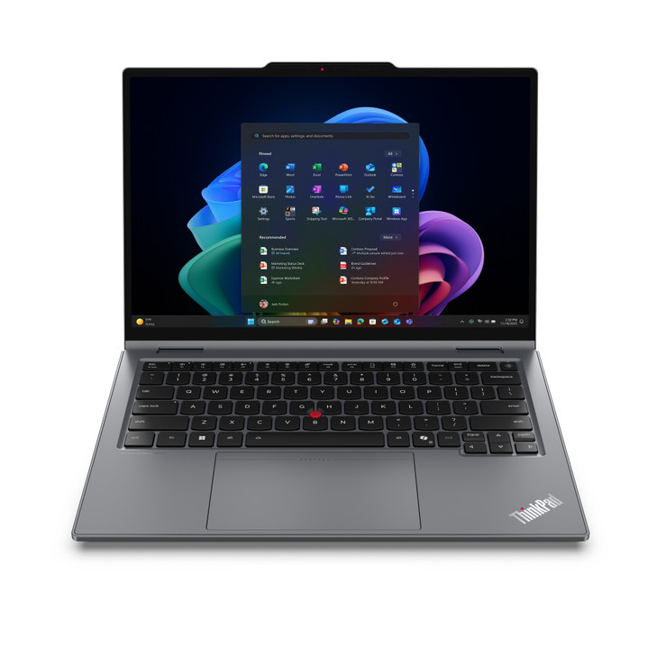 Lenovo ThinkPad X1 2-in-1 Gen 11 Aura Edition Copilot+ PC Intel Core Ultra 7 365 Hybrid (2-in-1) 35.6 cm (14") Touchscreen WUXGA 32 GB LPDDR5x-SDRAM 512 GB SSD Wi-Fi 7 (802.11be) Windows 11 Pro English Grey
