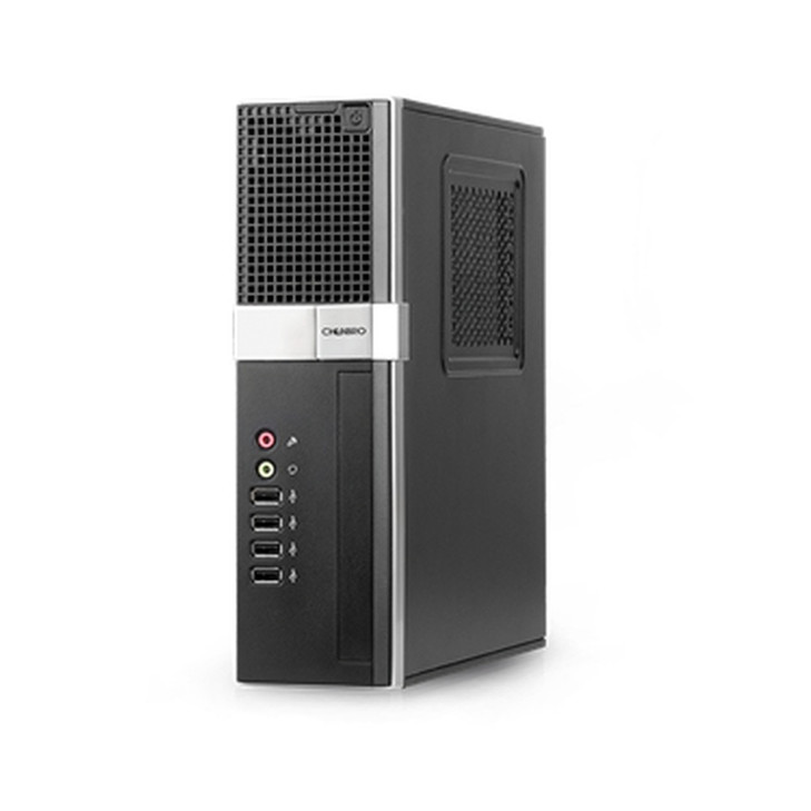 COM1 PRO 200 MINI-ITX CASE- EXT PSU- C/READER BUILT IN.