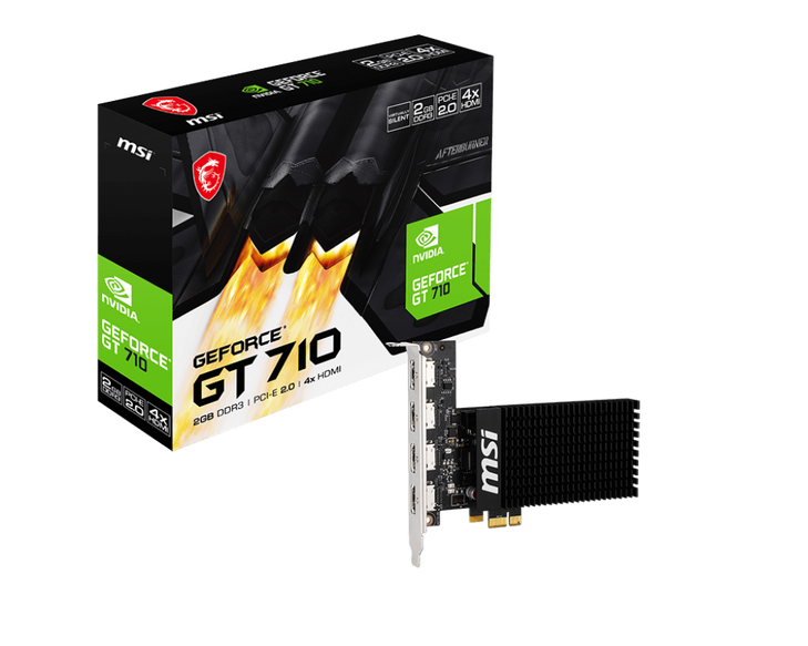 2GB MSI GT 710 GPU