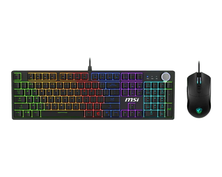 MSI FORGE GK320 GAMING KEYBOARD AND MOUSE COMBO PACK
