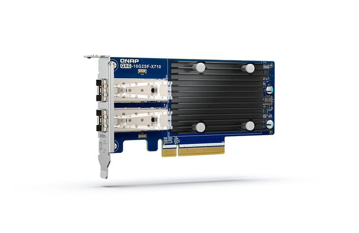 QNAP DUAL PORT SFP+ 10GbE NETWORK EXPANSION CARD PCIe GEN3 x8 3YR WTY