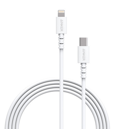 ANKER POWERLINE SELECT USB-C TO LIGHTNING CABLE 1.8M - WHITE