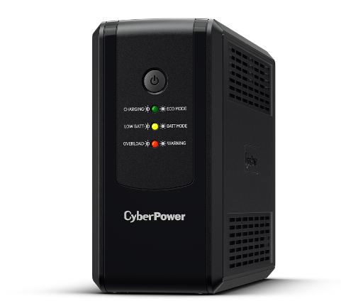 CyberPower UT650EG ENERGY-SAVING TOWER UPS, 650VA/360W, AVR,  RJ11/45 Surge Protection, 12V/5AH*1, 3x AU, 2 years advance replacement including Internal Battery