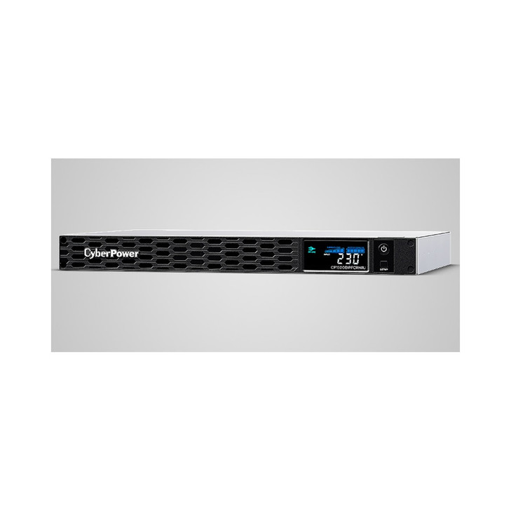 CyberPower PFC Sinewave Short-Depth Series 1500VA / 900W Rackmount UPS - 1U - (CP1500EIPFCRM1U) 6V/9Ah*4, 6x IEC C13, 2 Yrs Adv. Rep. WTY Incl. internal Battery