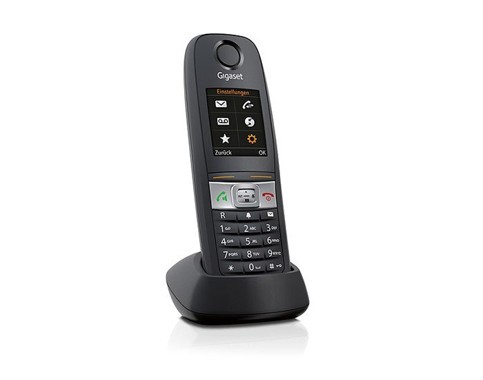Gigaset (E630) Robust Cordless Phone with Answering Machine - Water-Resistant, Dust-Protected, black