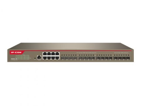 IP Com (G5324-16F) 8 x1 GE, 16 x SFP L3 Cloud Managed Switch