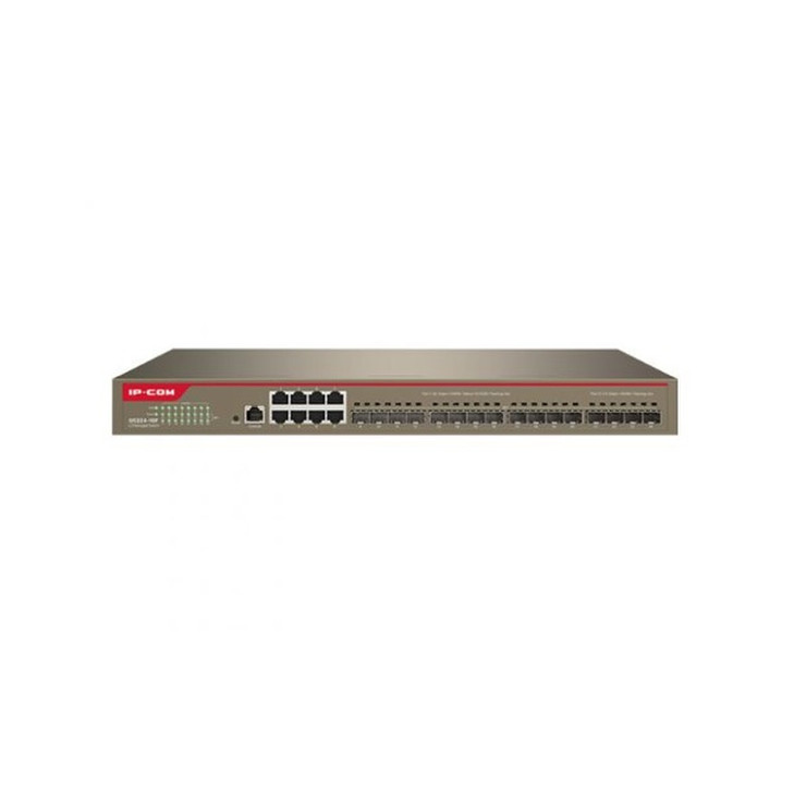 IP Com (G5324-16F) 8 x1 GE, 16 x SFP L3 Cloud Managed Switch