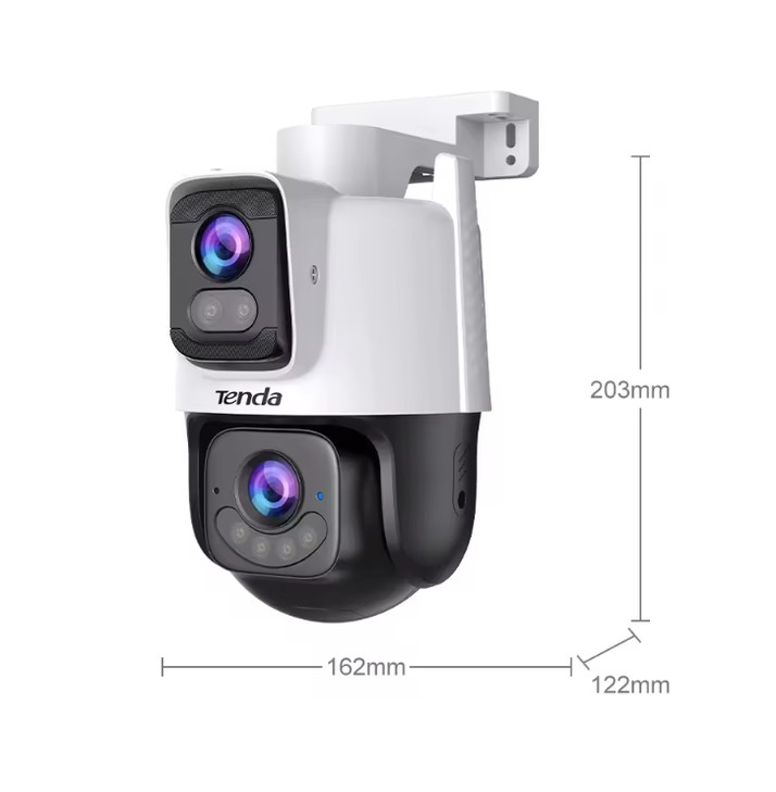 Tenda (CH10) 10MP Dual-lens Linkage Outdoor Wi-Fi Pan/Tilt Camera