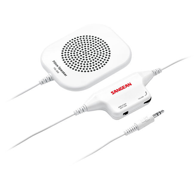 SANGEAN PS300 WHITE PILLOW SPEAKER WHITH BUILT IN AMPLIFIER