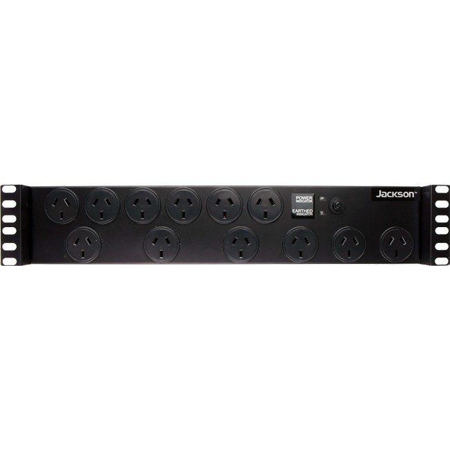 JACKSON RAC1200 19" RACK MOUNT 12WAY POWER BOARD JACKSON+