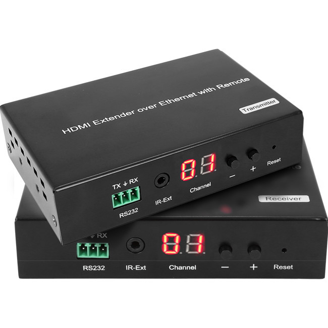 PRO2 HDMIIPPRO HDMI OVER IP EXTENDER WITH POE 120M REMOTE IR H.264
