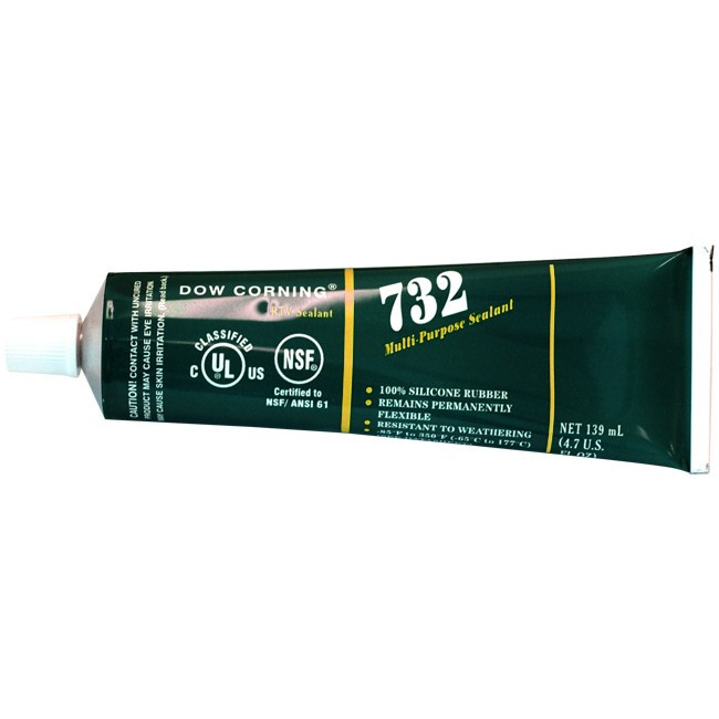 DOW CORNING S732WH 139ML SILASTIC SILICON - WHITE 732 DOW CORNING MULTI SEALANT
