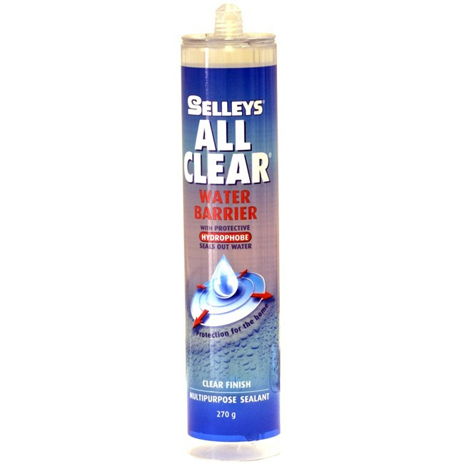 SELLEYS ALLS260 260G ALL CLEAR SEALANT SELLEYS CARTRIDGE