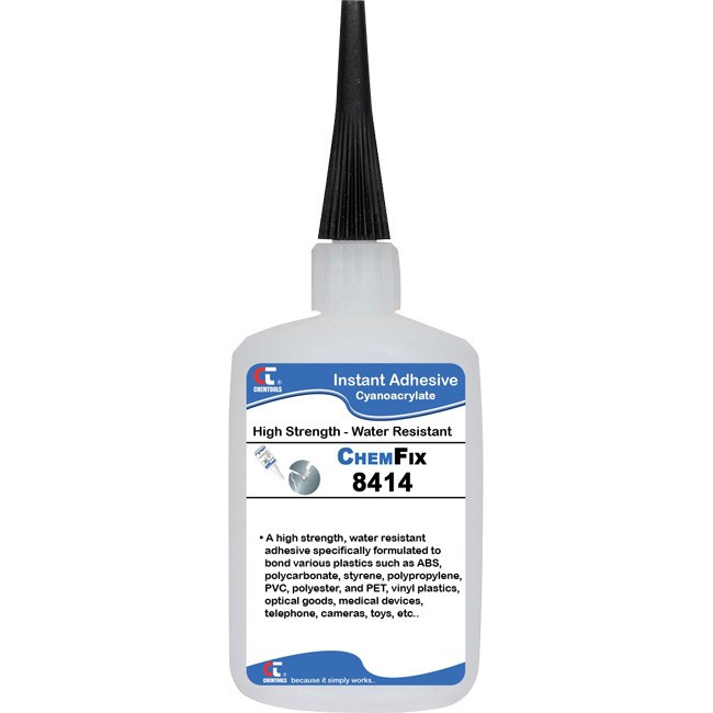 CHEMTOOLS 8414-20G 20G 8414 PLASTIC ADHESIVE GLUE CYANOACRYLATE WEATHER RESIST