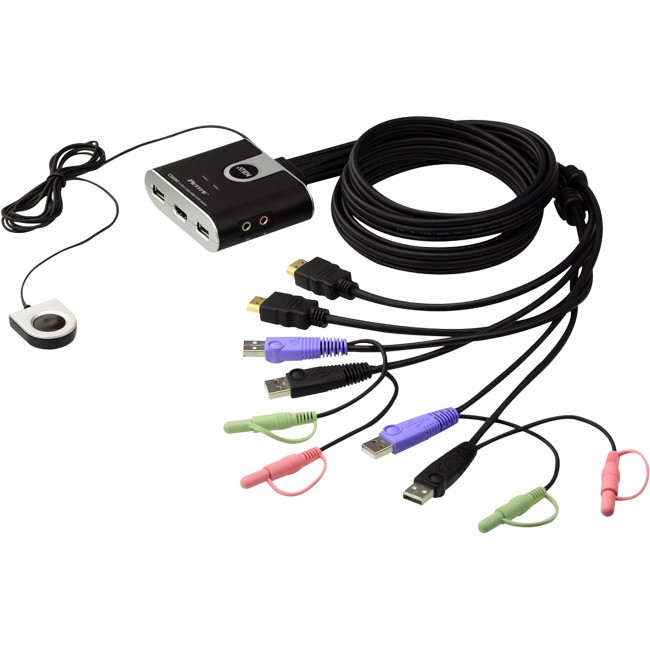 ATEN CS692 2-PORT HDMI & USB KVM SWITCH HDMI V1.3, USB2.0, & AUDIO