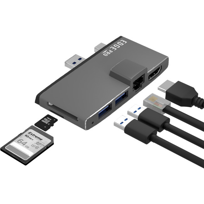 MBEAT P68GRY SURFACE PRO MULTIFUNCTION HUB EDGE PRO MBEAT