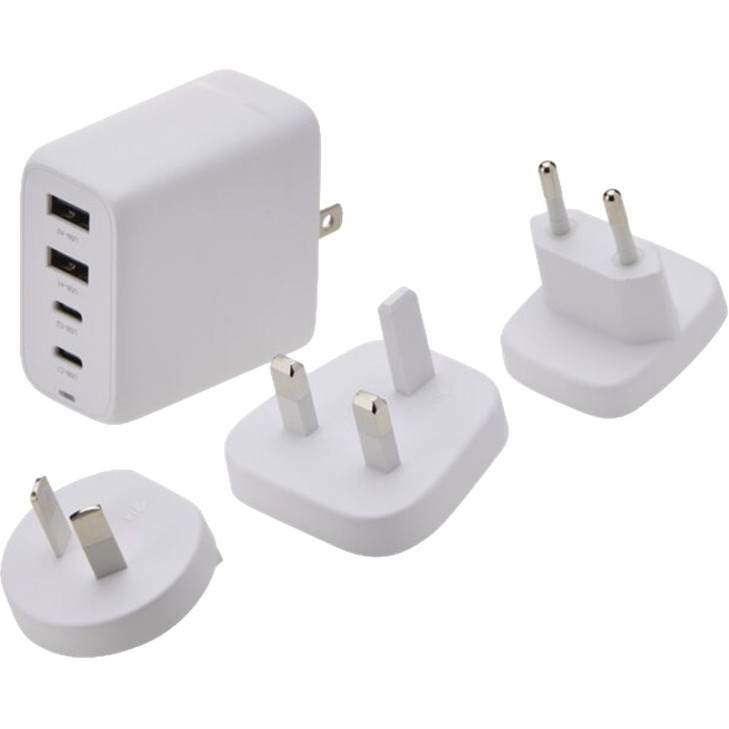 KORJO USB4AC USB A&C 4 PORT POWER HUB SUITS AUS, NZ EU, UK, JAPAN AND USA