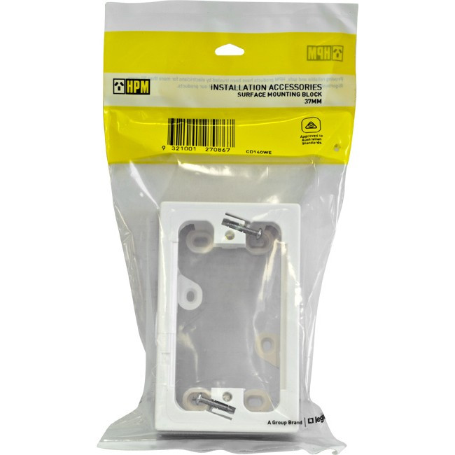 HPM CD140WE 34MM SURFACE MOUNTING BLOCK STANDARD HPM