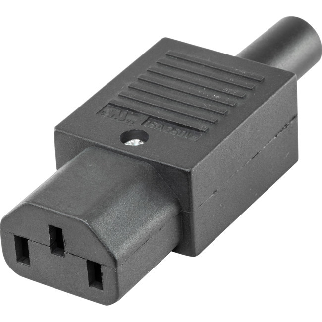 PS4006 3PIN INLINE IEC MAINS SOCKET IEC320 240V LINE SOCKET SOANAR