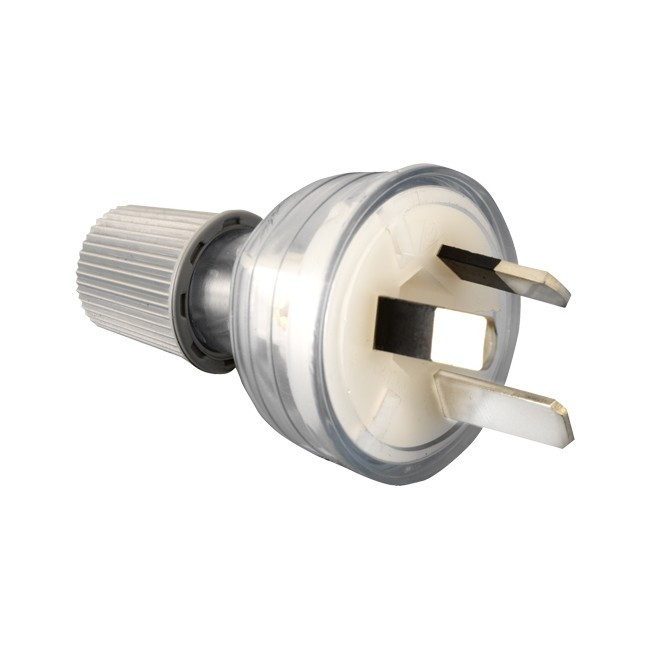 HPM CD100LCL 3 PIN PVC PLUG TOP CLEAR