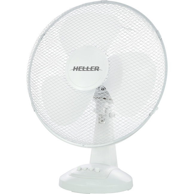 HELLER HHDF40SG 40CM OSCILLATING DESK FAN WHITE