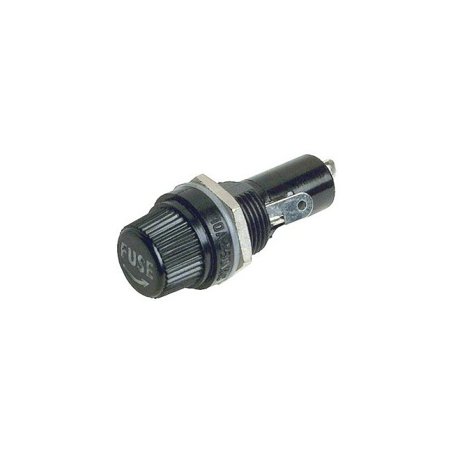MF822 10 AMP 3AG FUSE HOLDER PANEL MOUNT FINGER TIGHTENING