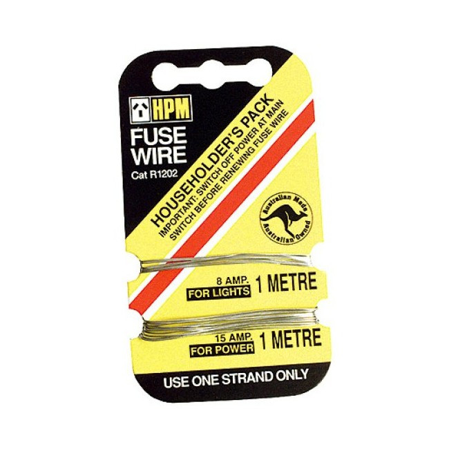 HPM R1202 FUSE WIRE CARD 1MT 8A AND 16A