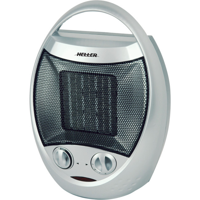 HELLER HCFH1577A 1500W CERAMIC HEATER THERMOSTAT & CARRY HANDLE
