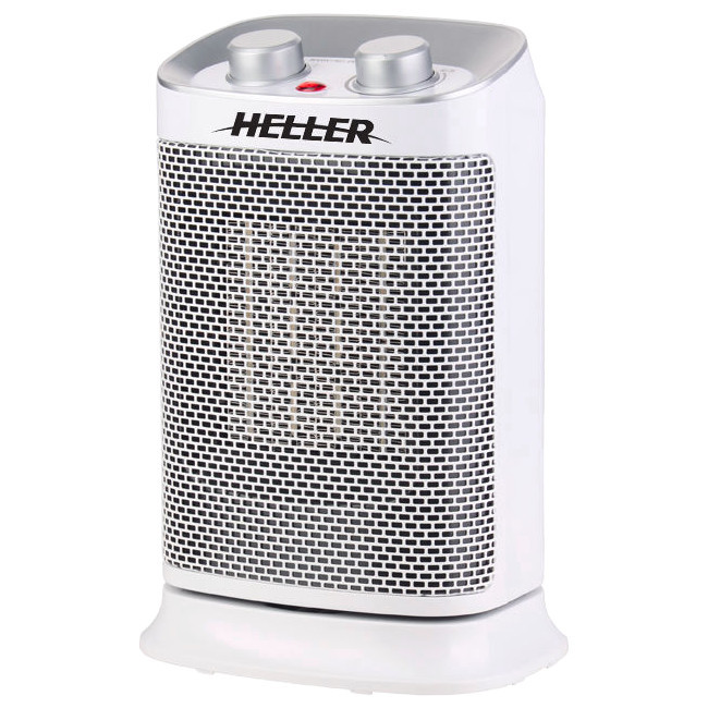 HELLER HCFH1500 1500W CERAMIC FAN HEATER WITH AUTO OSCILLATION