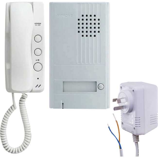 AIPHONE DA1ASK EXTERNAL AUDIO INTERCOM KIT WITH 16VAC1500 POWER SUPPLY