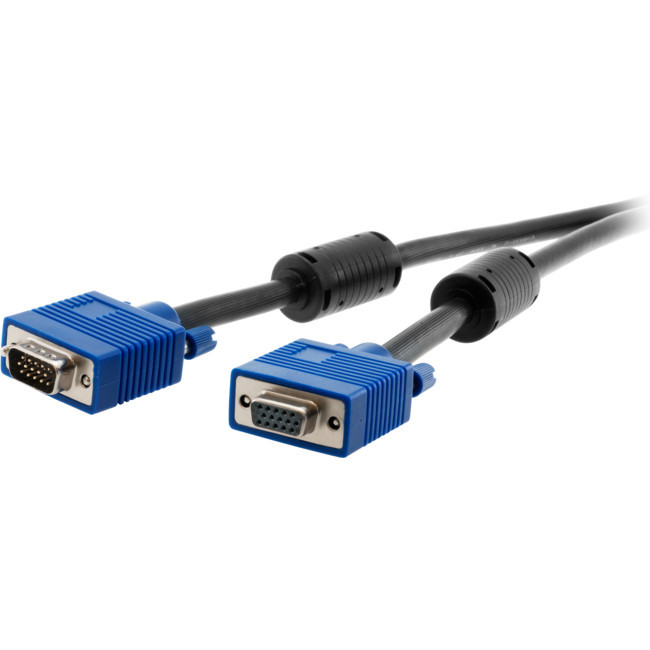 PRO2 LC1270 15M M/F VGA LEAD WITH FILTER HD15 PLUG TO SOCKET EXTENSION