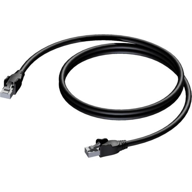 PROCAB BSD550U1 1M CAT5E LEAD RJ45-LSHF BASIC SERIES PROCAB