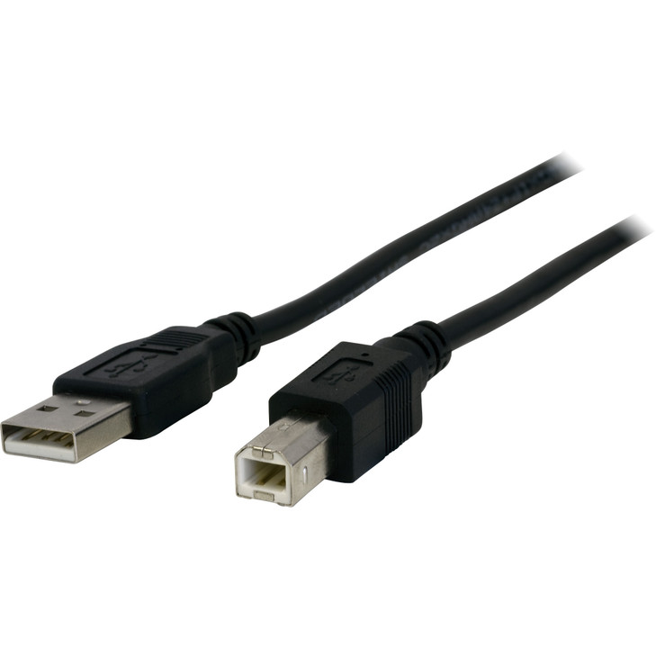 PRO2 LC7200 2M USB-A PLUG TO USB-B PLUG LEAD USB2.0 - BLACK
