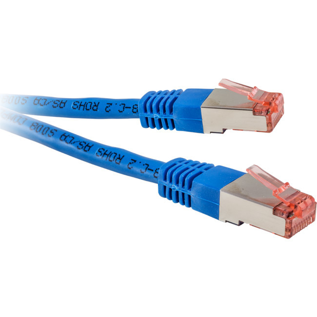 PRO2 LC7534BL 20M BLUE CAT6A PATCH SHIELDED