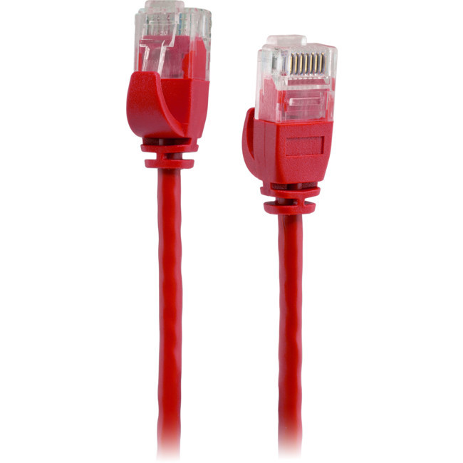 PRO2 LC6SL0500RD 5M SLIM CAT6 PATCH LEAD RED ULTRA THIN