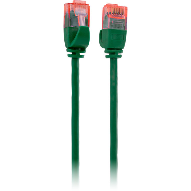 PRO2 LC6ASL0200GR 2M SLIM CAT6A PATCH LEAD GREEN ULTRA THIN
