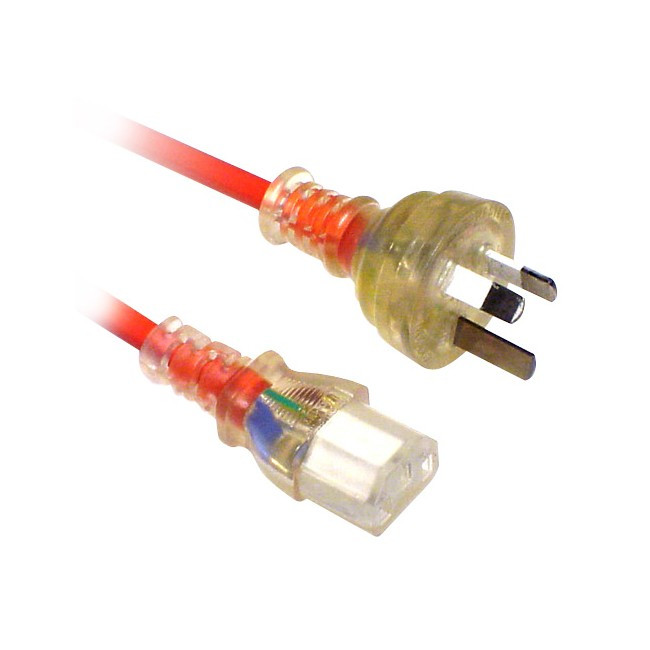 DOSS K9-2MTMED IEC MEDICAL ORANGE POWER - 2M LEAD IEC-C13 APPLIANCE CORD