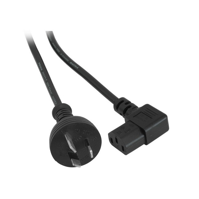 DOSS K9-RA2MT 2M RIGHT ANGLE IEC POWER LEAD RIGHT ANGLE IEC END - BLACK