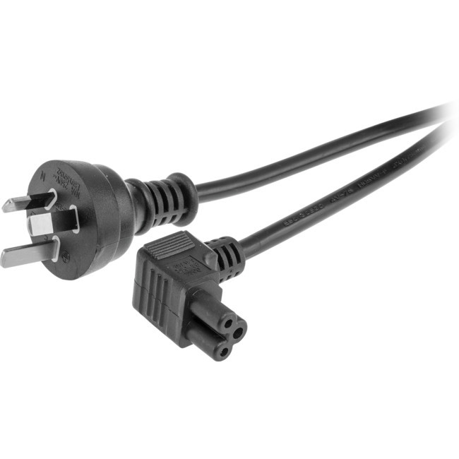 DOSS RCLPC52 2M RIGHT ANGLE CLOVER LEAF IEC-C5 APPLIANCE LEAD