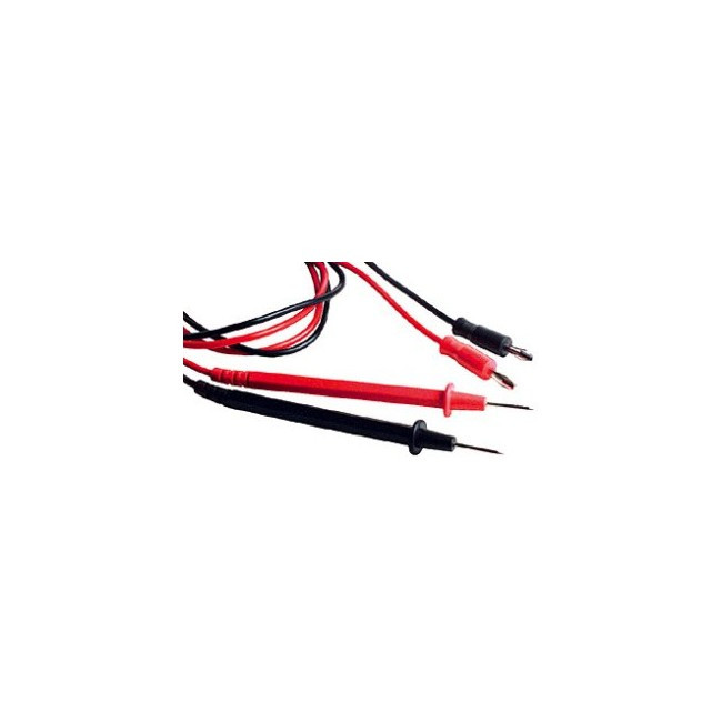 SC1003 4MM STRAIGHT TEST LEADS - 1M BANANA TO POINT