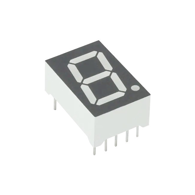 FND500 0.5" 7-SEGMENT LED DISPLAY COMMON CATHODE WHITE