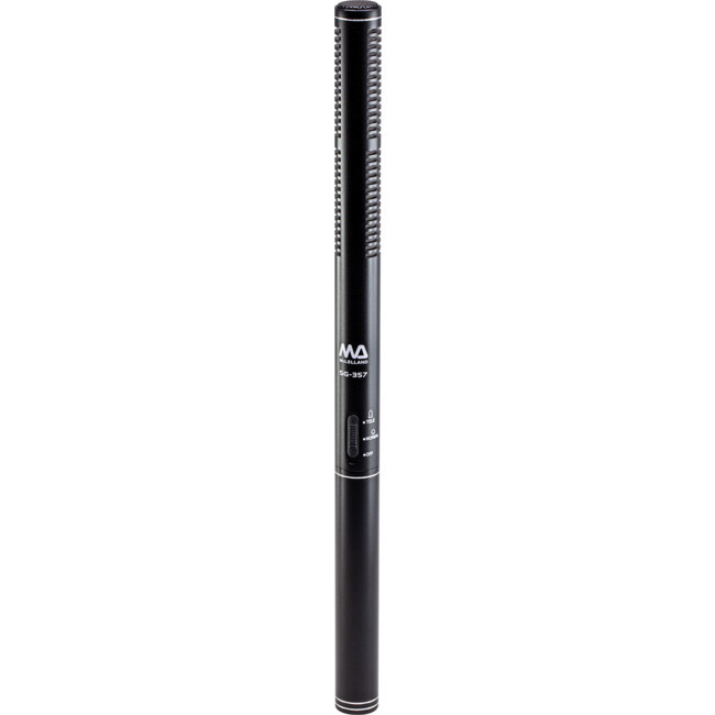 MCLELLAND SG357 SHOTGUN CONDENSER MICROPHONE DIRECTIONAL / TELESCOPIC MIC