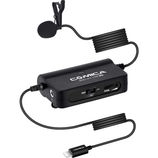 COMICA LAVV05MI LAVALIER MICROPHONE FOR IPHONE SINGLE MIC
