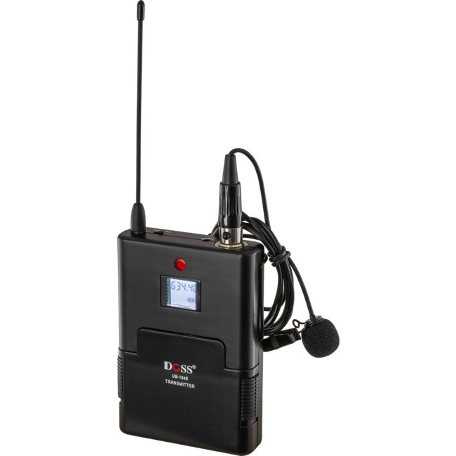 DOSS UB104E BODY PK LAPEL MIC FOR UHF103E