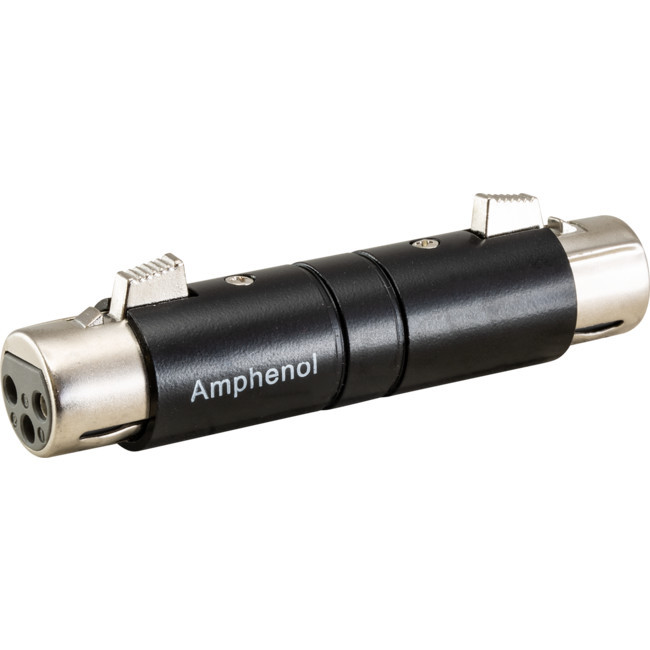 AMPHENOL PD4923 3 PIN XLR SOCKET TO SOCKET GENDER CHANGER