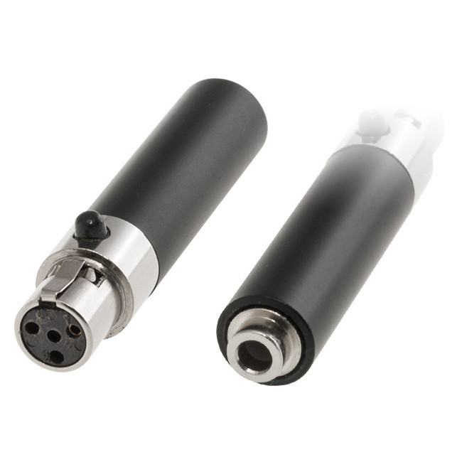 DOSS PD4936 MINI XLR 4P SOCKET TO 3.5MM SOCKET CONVERTER SHURE TO SENNHEISER 4F TO 3.5F